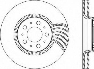 OPEN PARTS bdr184620 -  Тормозной диск